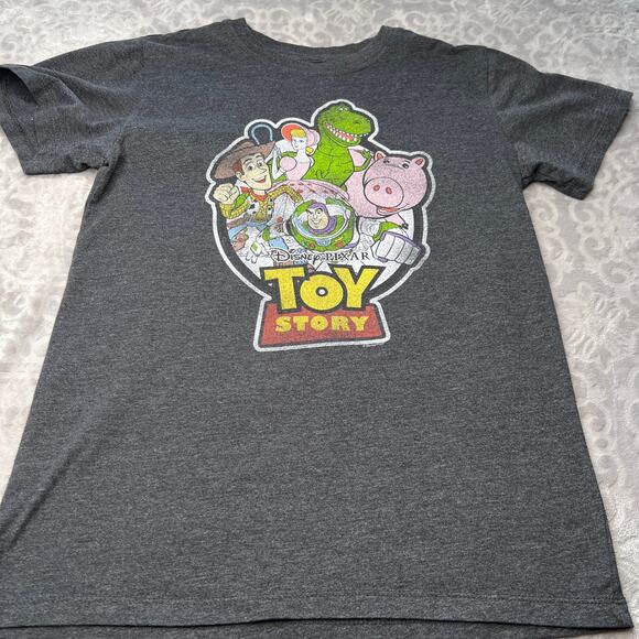 Disney Pixar Toy Story Washed Gray Tee Small - Picture 2 of 6